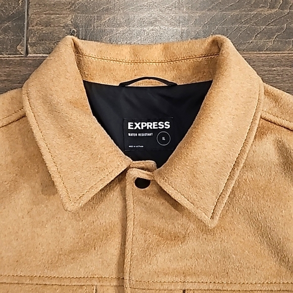 Express Men's Tan Lightweight Jacket sz xl - Picture 5 of 7